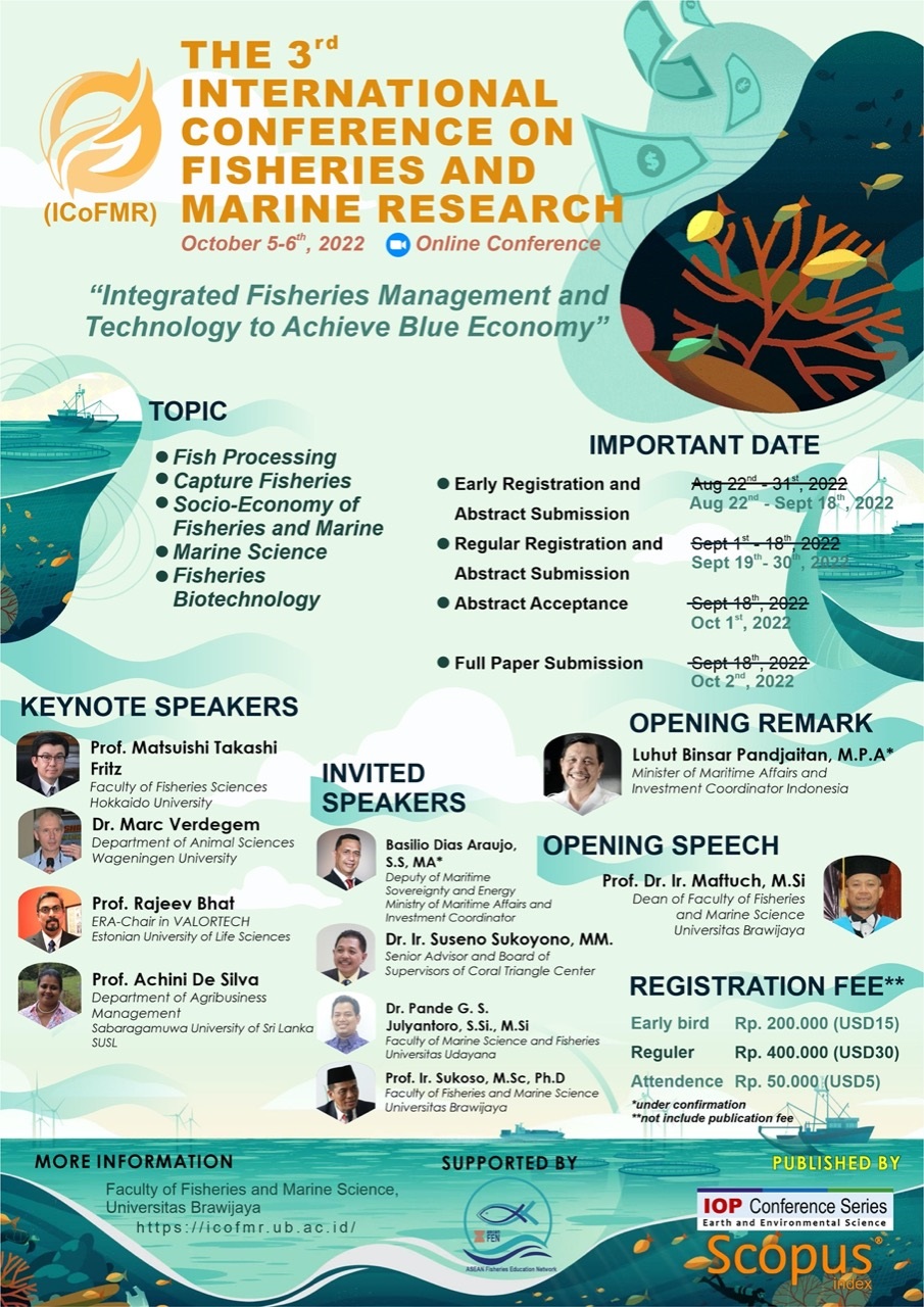 The 3rd International Conference on Fisheries and Marine Research